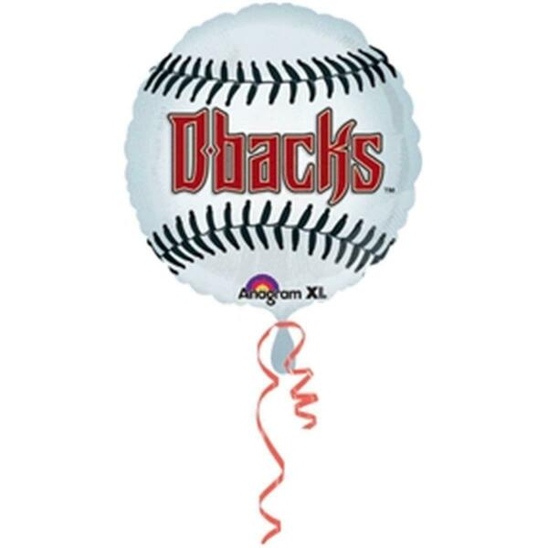 Anagram 18 in. Arizona Diamondbacks Foil Flat Balloon, 5PK 44340